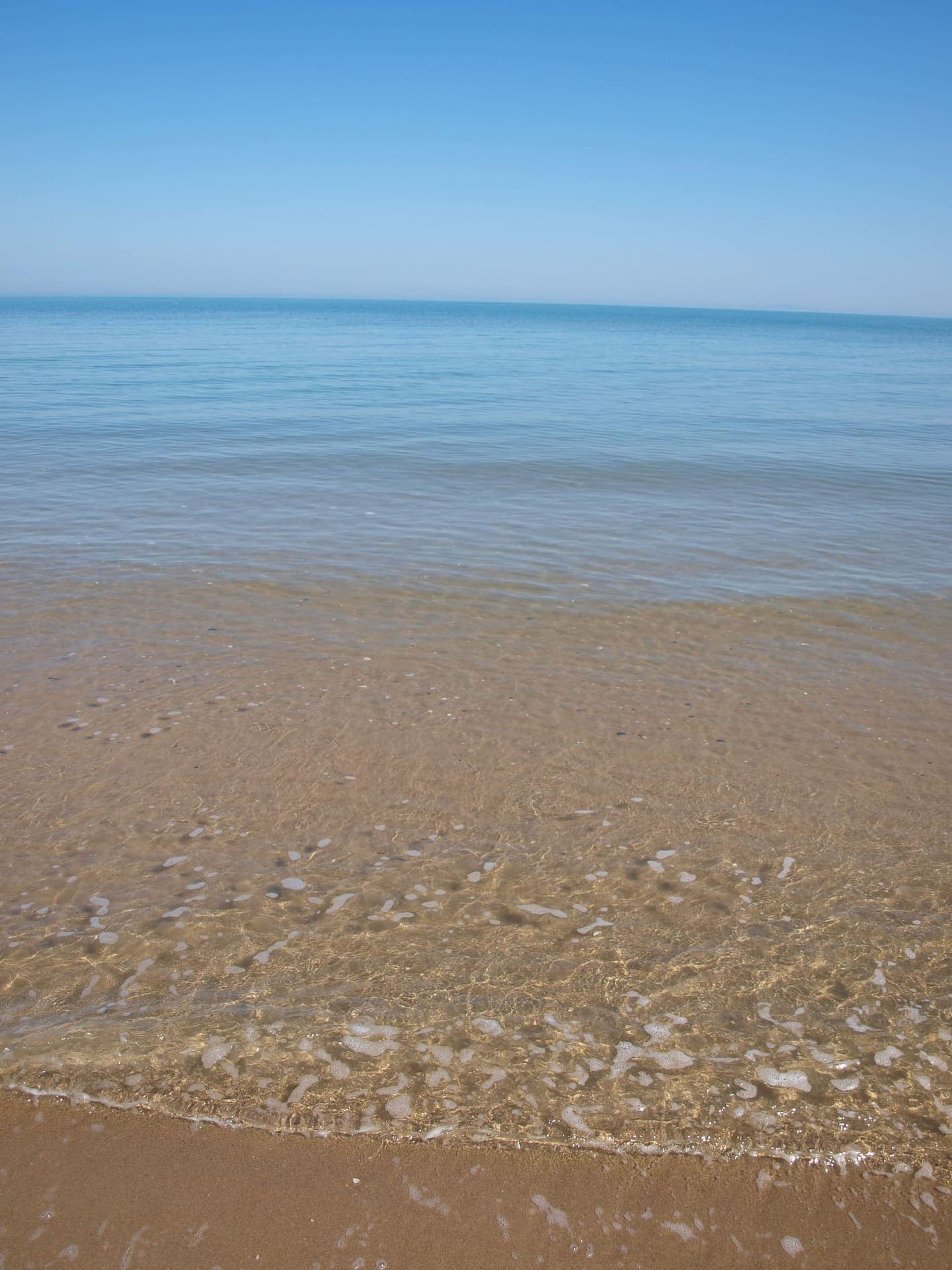 Wide sandy beach at Marina di Lesina