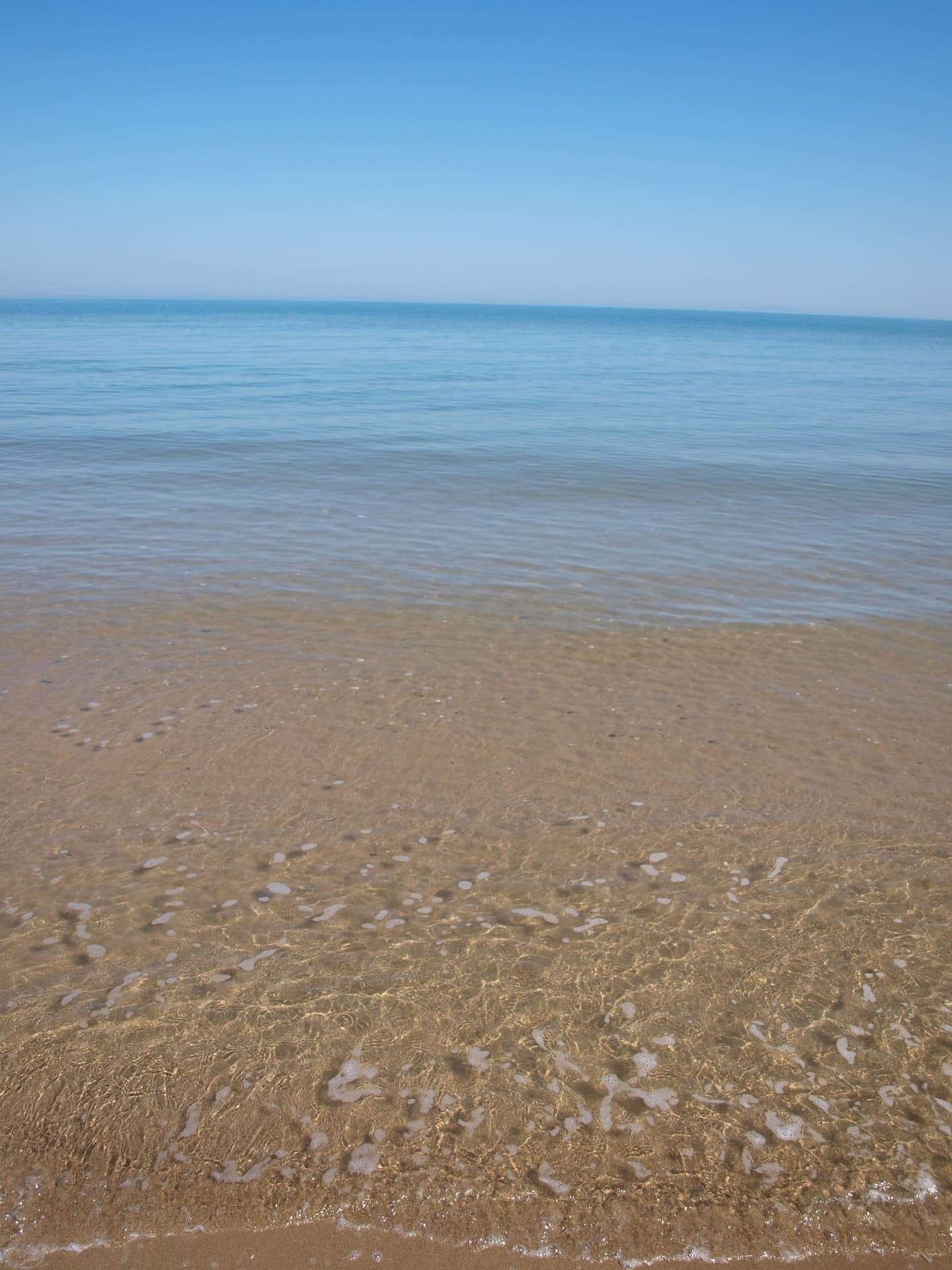 Wide sandy beach at Marina di Lesina