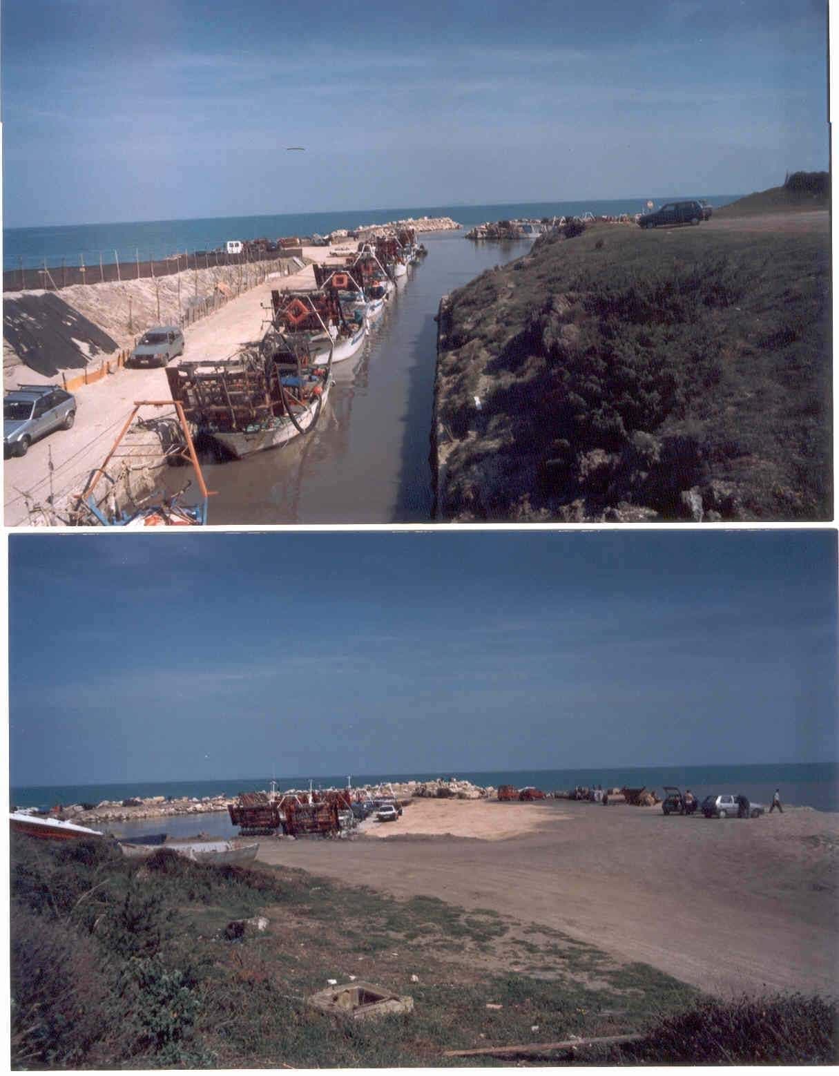 Wide sandy beach at Marina di Lesina