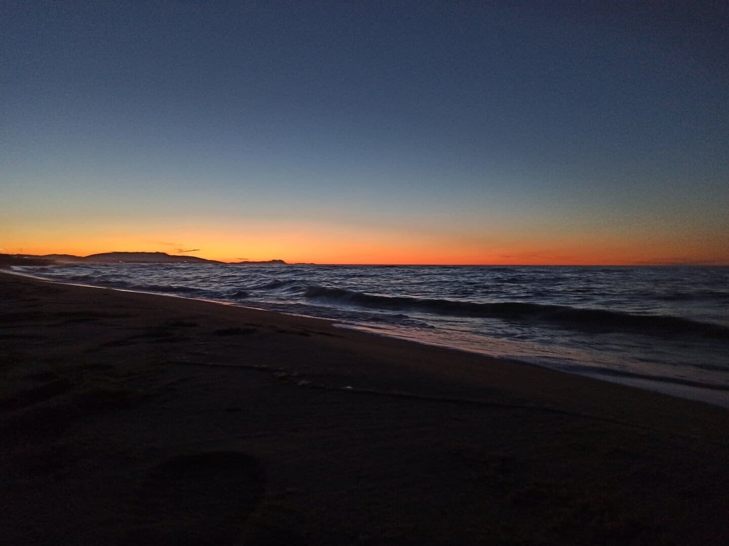 Costa del Gargano e spiaggia al tramonto