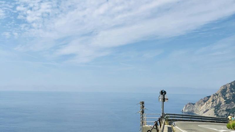 Strada panoramica sul mare