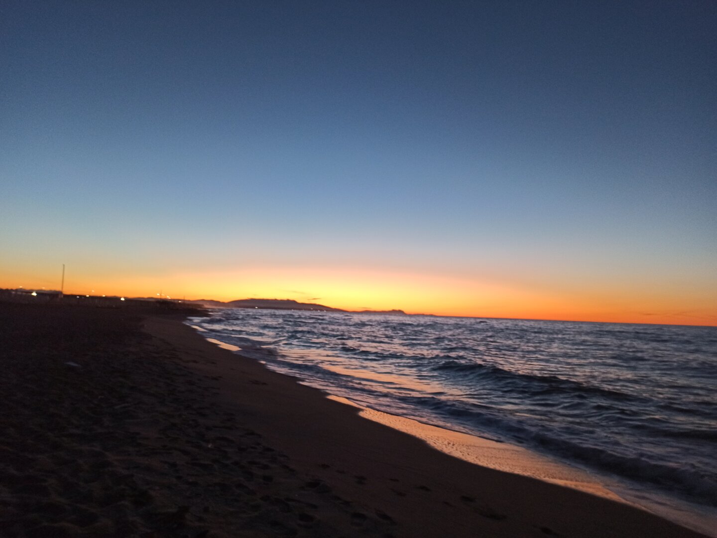 Crepuscolo sulla costa
